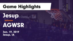 Jesup  vs AGWSR  Game Highlights - Jan. 19, 2019