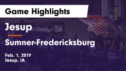 Jesup  vs Sumner-Fredericksburg  Game Highlights - Feb. 1, 2019