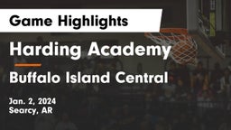 Harding Academy  vs Buffalo Island Central  Game Highlights - Jan. 2, 2024