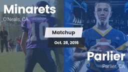 Matchup: minarets  vs. Parlier  2016