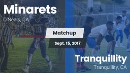 Matchup: minarets  vs. Tranquillity  2017