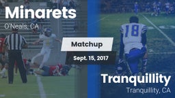 Matchup: minarets  vs. Tranquillity  2017