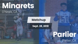 Matchup: minarets  vs. Parlier  2018