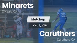 Matchup: minarets  vs. Caruthers  2018