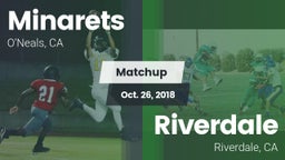 Matchup: minarets  vs. Riverdale  2018