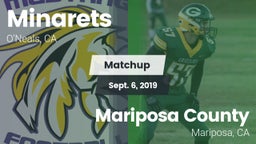 Matchup: minarets  vs. Mariposa County  2019