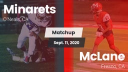 Matchup: minarets  vs. McLane  2020