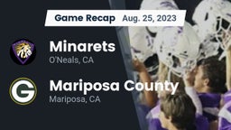 Recap: Minarets  vs. Mariposa County  2023