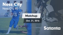 Matchup: Ness City High vs. Satanta  2016