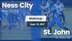 Matchup: Ness City High vs. St. John  2017