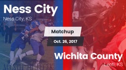 Matchup: Ness City High vs. Wichita County  2017