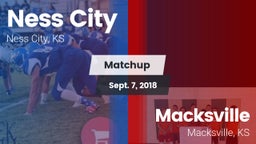 Matchup: Ness City High vs. Macksville  2018