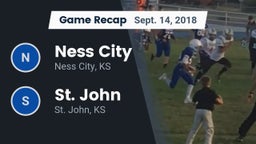 Recap: Ness City  vs. St. John  2018