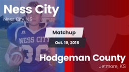 Matchup: Ness City High vs. Hodgeman County  2018