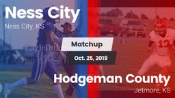 Matchup: Ness City High vs. Hodgeman County  2019
