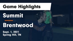 Summit  vs Brentwood Game Highlights - Sept. 1, 2021