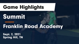 Summit  vs Franklin Road Academy Game Highlights - Sept. 2, 2021