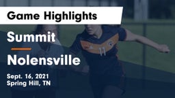 Summit  vs Nolensville  Game Highlights - Sept. 16, 2021