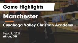 Manchester  vs Cuyahoga Valley Christian Academy  Game Highlights - Sept. 9, 2021