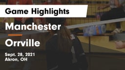 Manchester  vs Orrville  Game Highlights - Sept. 28, 2021