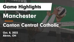Manchester  vs Canton Central Catholic Game Highlights - Oct. 8, 2022