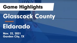 Glasscock County  vs Eldorado  Game Highlights - Nov. 22, 2021
