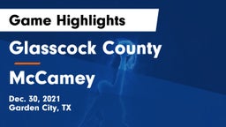 Glasscock County  vs McCamey  Game Highlights - Dec. 30, 2021
