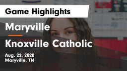 Maryville  vs Knoxville Catholic  Game Highlights - Aug. 22, 2020