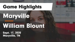 Maryville  vs William Blount  Game Highlights - Sept. 17, 2020