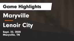 Maryville  vs Lenoir City  Game Highlights - Sept. 22, 2020