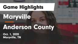Maryville  vs Anderson County  Game Highlights - Oct. 1, 2020