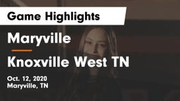 Maryville  vs Knoxville West  TN Game Highlights - Oct. 12, 2020