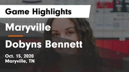 Maryville  vs Dobyns Bennett Game Highlights - Oct. 15, 2020