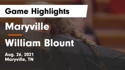 Maryville  vs William Blount  Game Highlights - Aug. 26, 2021