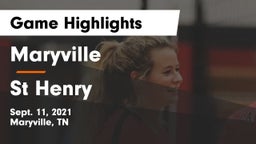 Maryville  vs St Henry  Game Highlights - Sept. 11, 2021