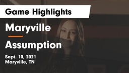 Maryville  vs Assumption  Game Highlights - Sept. 10, 2021