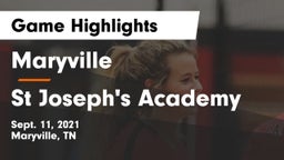 Maryville  vs St Joseph's Academy  Game Highlights - Sept. 11, 2021