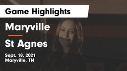 Maryville  vs St Agnes Game Highlights - Sept. 18, 2021
