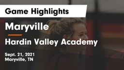 Maryville  vs Hardin Valley Academy Game Highlights - Sept. 21, 2021