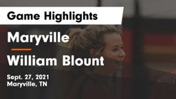 Maryville  vs William Blount  Game Highlights - Sept. 27, 2021