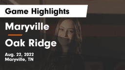 Maryville  vs Oak Ridge  Game Highlights - Aug. 22, 2022