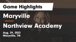 Maryville  vs Northview Academy Game Highlights - Aug. 29, 2022
