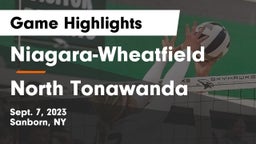 Niagara-Wheatfield  vs North Tonawanda  Game Highlights - Sept. 7, 2023