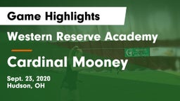 Western Reserve Academy vs Cardinal Mooney  Game Highlights - Sept. 23, 2020