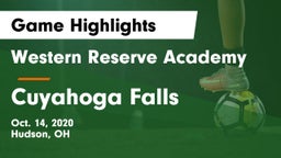 Western Reserve Academy vs Cuyahoga Falls  Game Highlights - Oct. 14, 2020