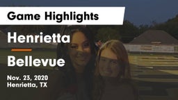 Henrietta  vs Bellevue  Game Highlights - Nov. 23, 2020