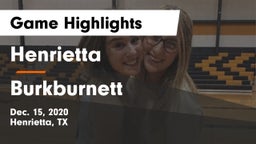 Henrietta  vs Burkburnett  Game Highlights - Dec. 15, 2020