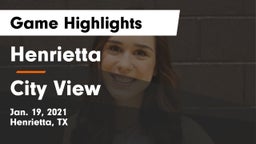 Henrietta  vs City View  Game Highlights - Jan. 19, 2021