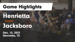 Henrietta  vs Jacksboro  Game Highlights - Dec. 12, 2023