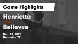 Henrietta  vs Bellevue  Game Highlights - Dec. 28, 2019